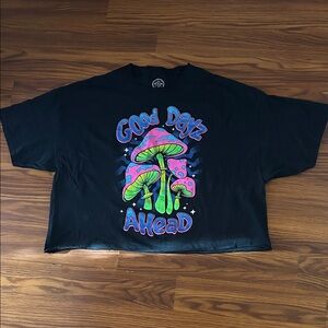 Psychedelic Cropped T-Shirt